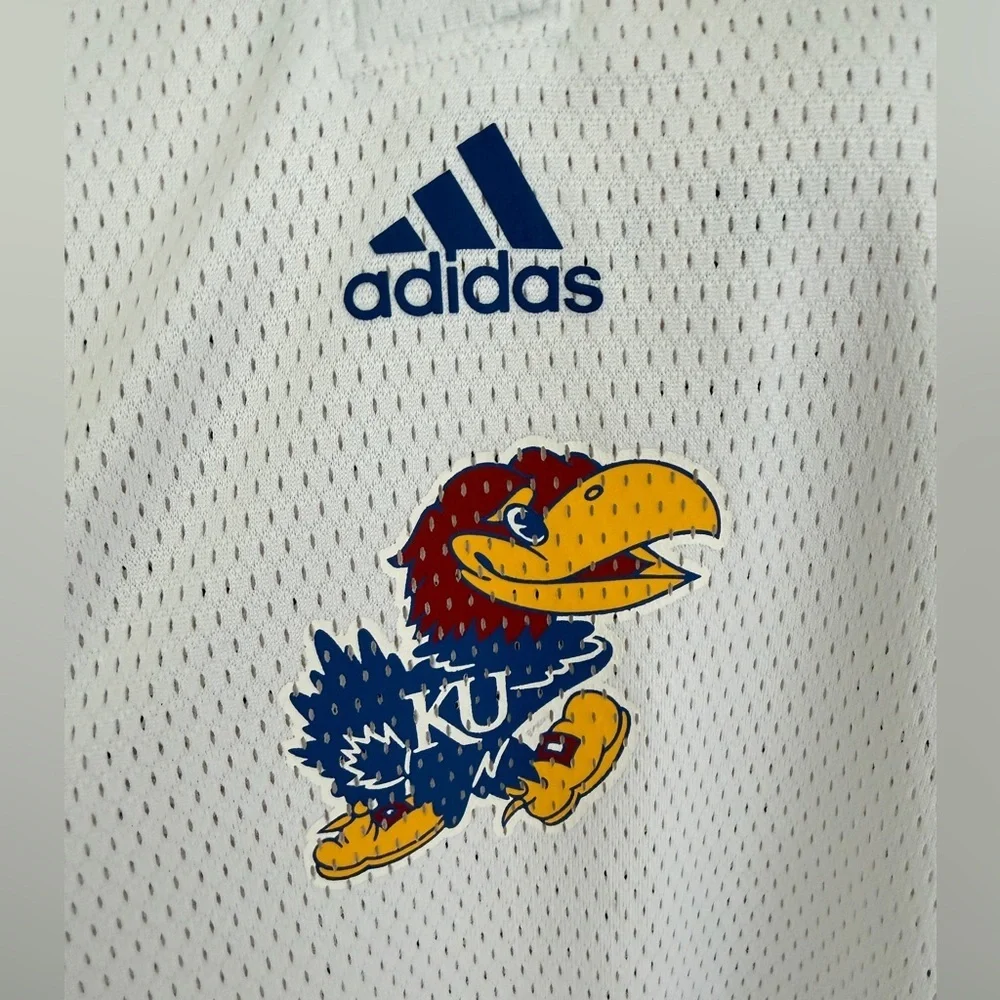 Adidas Kansas Jayhawks Jersey Hoodie KU Basketball College Sz‎ L Collegiate